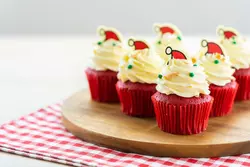 1 Cupcakes Di Velluto Rosso Per Cani